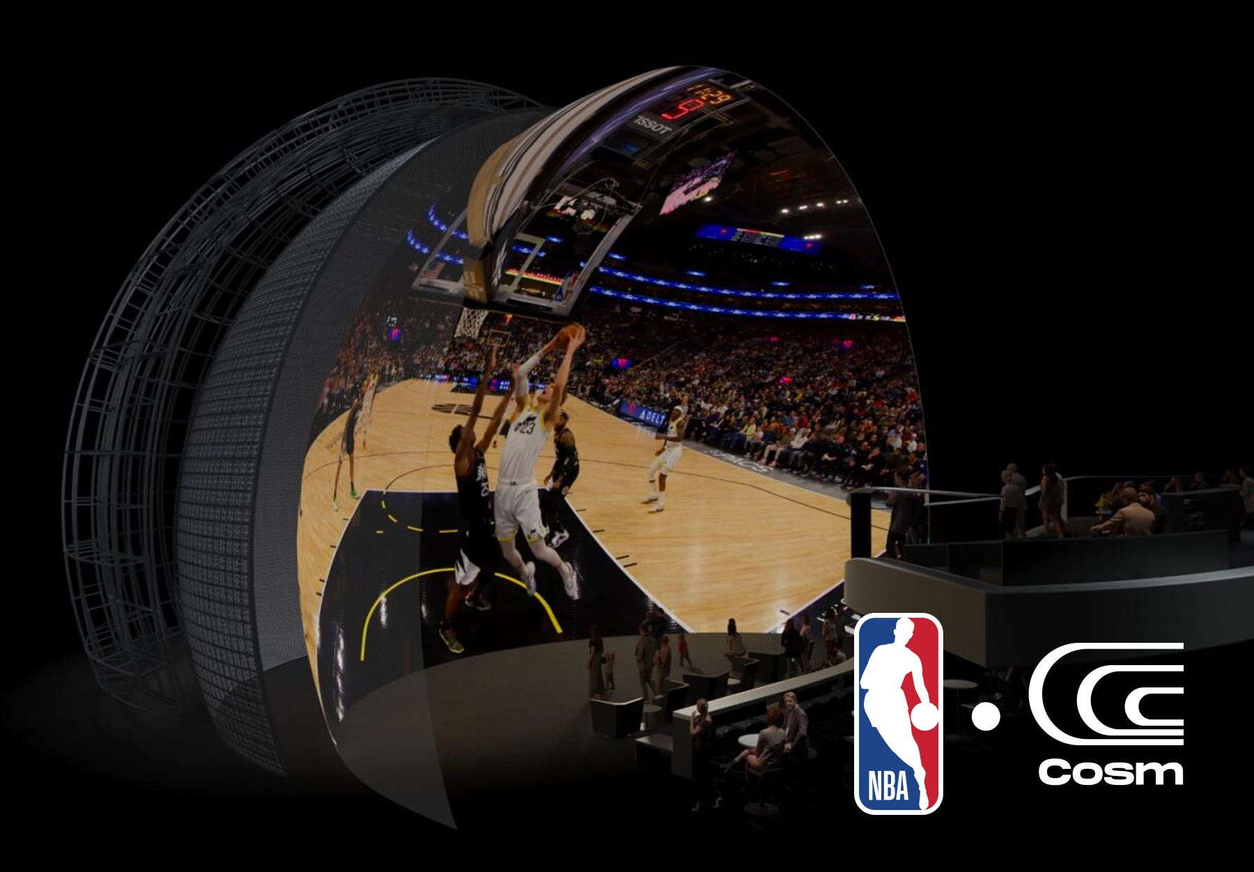 NBA Experience Rendering in The Dome